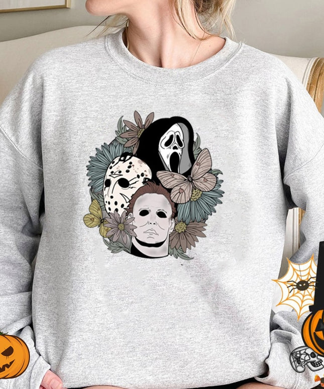 Damska bluza nierozpinana z motywem halloween