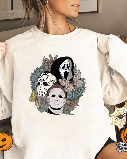 Damska bluza nierozpinana z motywem halloween