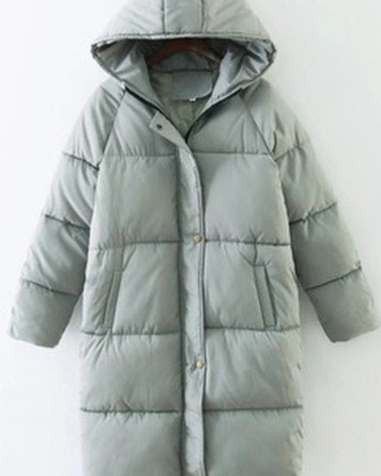 Damska klasyczna kurtka zimowa z kapturem