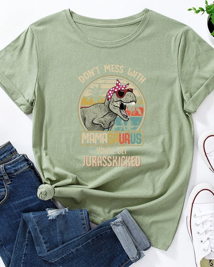 Damski T-shirt klasyczny z nadrukiem dla mamy