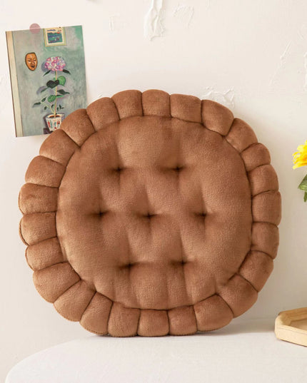 Poduszka dekoracyjna w kształcie herbatnika