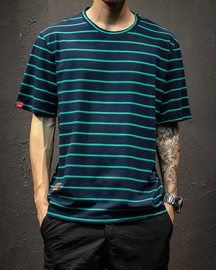 Męski T-shirt w paski