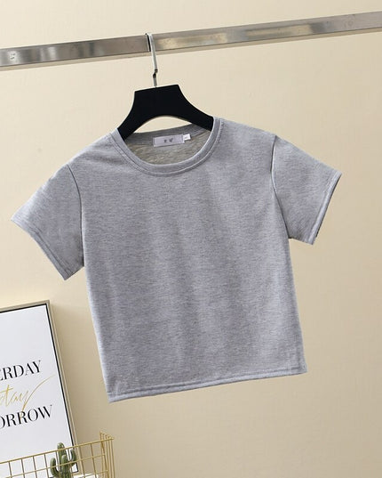 Damski krótki T-shirt klasyczny