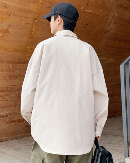 Męska koszula klasyczna o prostym kroju