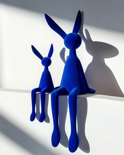 Figurka dekoracyjna kolorowy królik miniaturka