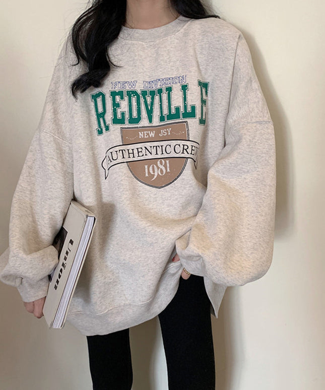 Damska bluza oversize bez kaptura