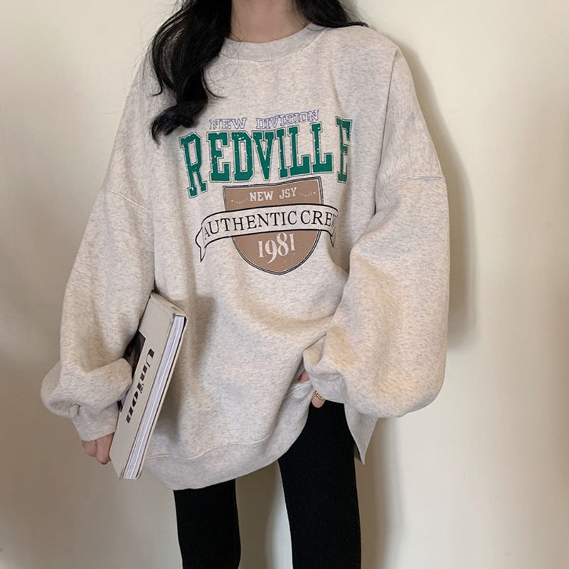 Damska bluza oversize bez kaptura