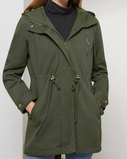 Damska kurtka przejściowa typu parka