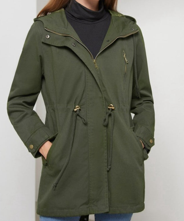 Damska kurtka przejściowa typu parka