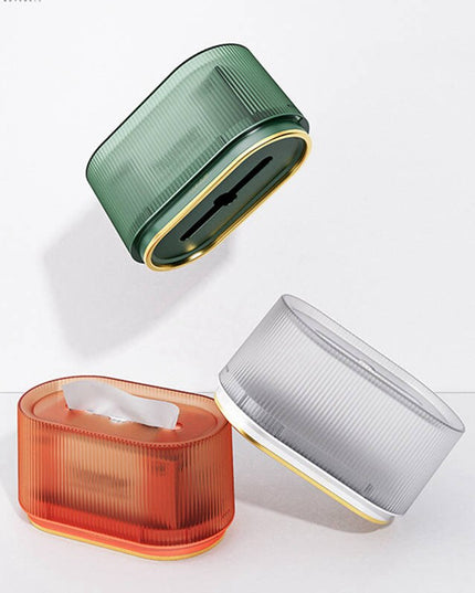 Pudełko na chusteczki w jasnych kolorach