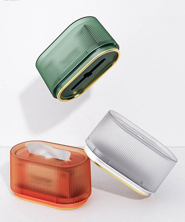 Pudełko na chusteczki w jasnych kolorach