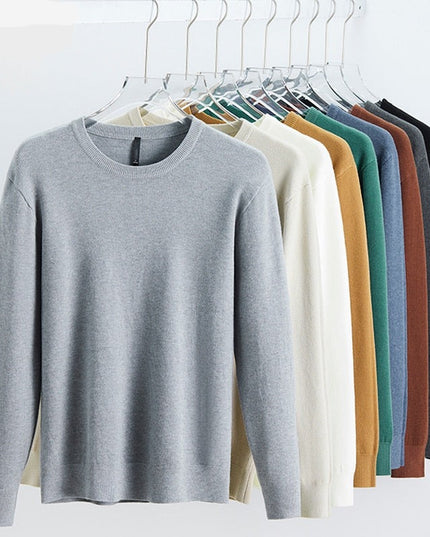 Męski sweter klasyczny z dekoltem w łódkę