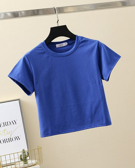 Damski krótki T-shirt klasyczny