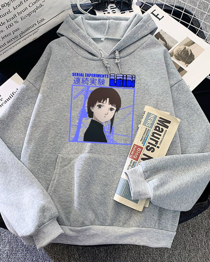 Damska bluza z nadrukiem i kapturem