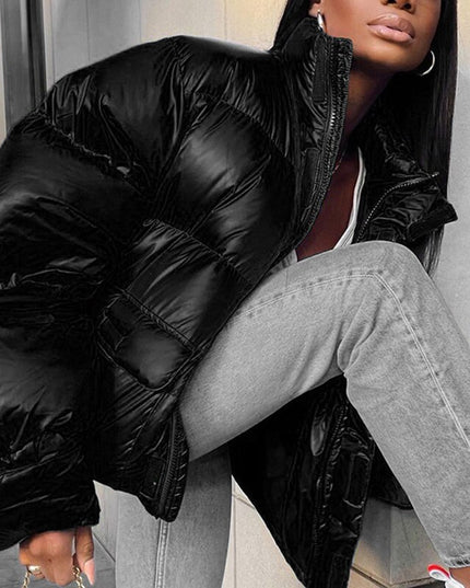 Damska kurtka zimowa puchowa oversize