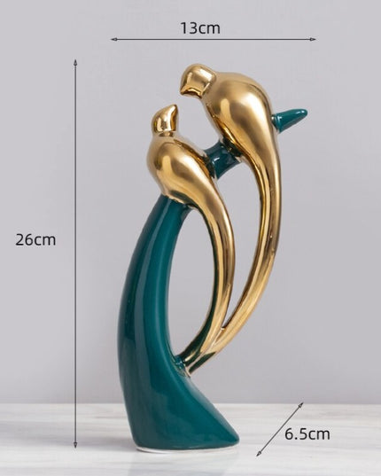 Figurka dekoracyjna ceramiczna abstrakcyjny wzór