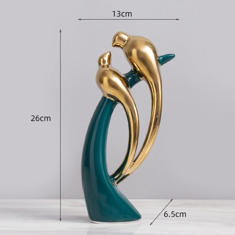 Figurka dekoracyjna ceramiczna abstrakcyjny wzór