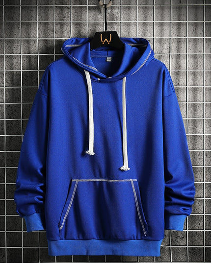 Męska bluza z kapturem i dużą kieszenią