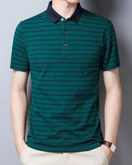 Męska koszulka polo w paski
