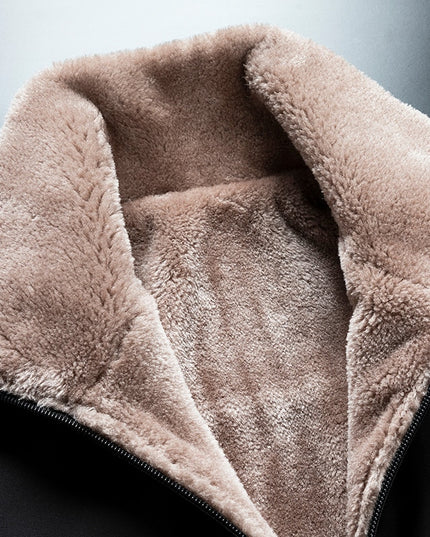 Męska kurtka zimowa z ociepleniem ze stójką