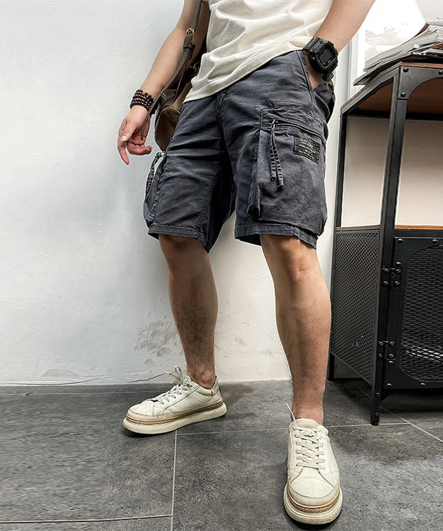 Męskie szorty cargo z kieszeniami