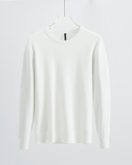 Męski sweter klasyczny z dekoltem w łódkę