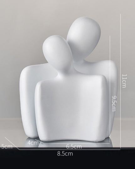 Figurka dekoracyjna wzór postaci elegancki design