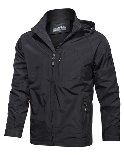Męska kurtka przejściowa wodoodporna z kapturem