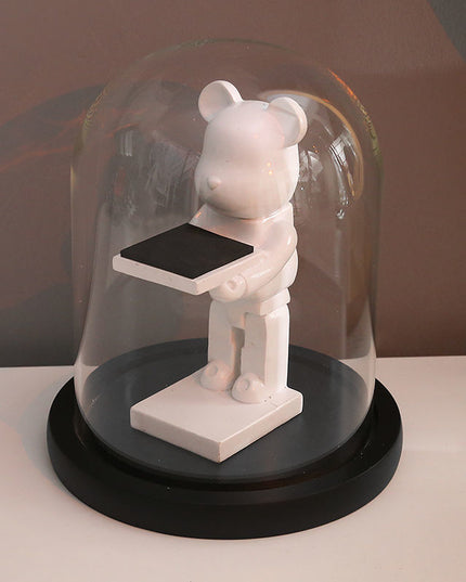 Figurka funkcjonalna podstawka na zegarek z gablotą