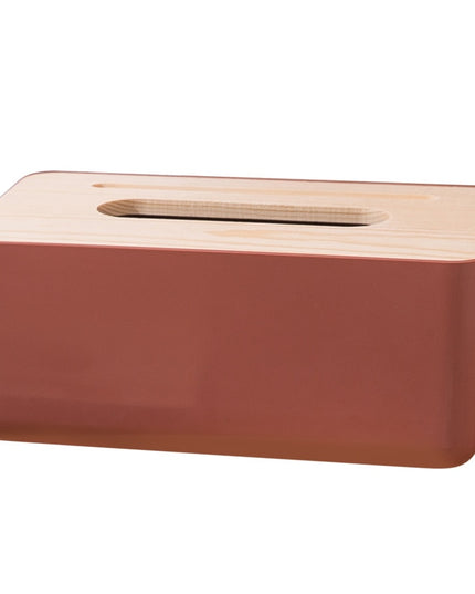 Pudełko na chusteczki drewniane z dodatkową przegródką