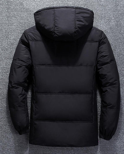 Męska kurtka zimowa puchowa pikowana