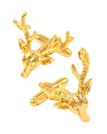 Spinki do koszuli w kształcie poroża jelenia