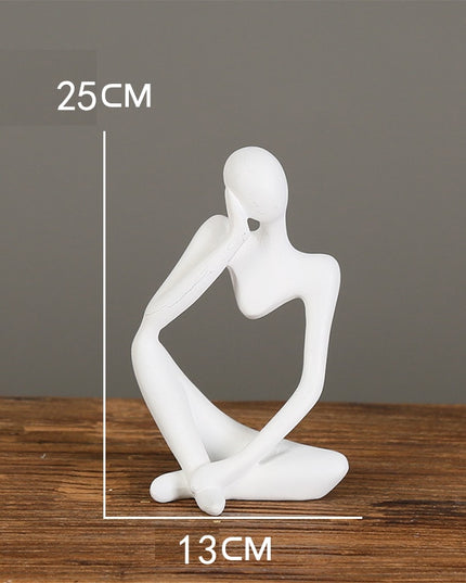 Figurka dekoracyjna postać z wycięciem minimalistyczny styl