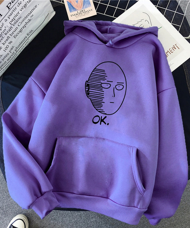 Męska bluza z kapturem i nadrukiem