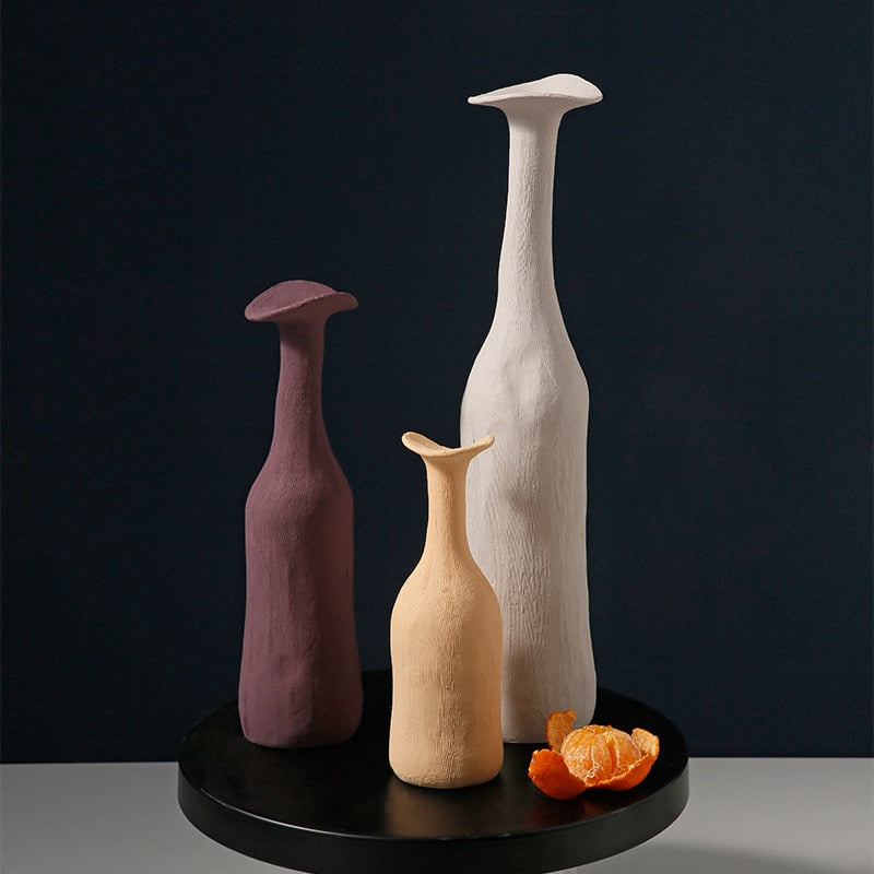 Wazon ceramiczny w pastelowych kolorach