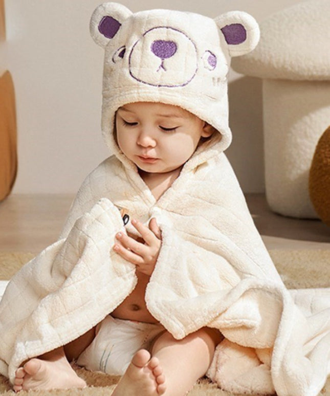 Ręcznik dziecięcy z misiem, słoniem, reniferem lub kaczką