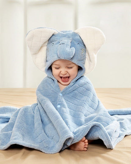 Ręcznik dziecięcy z misiem, słoniem, reniferem lub kaczką