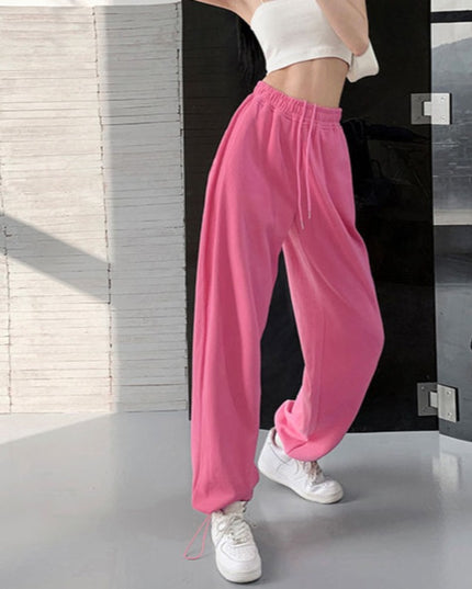 Damskie spodnie dresowe w pastelowych kolorach