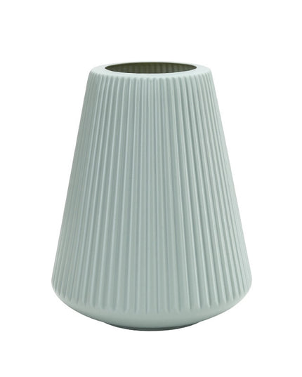 Wazon o prążkowanej strukturze kształt tuba