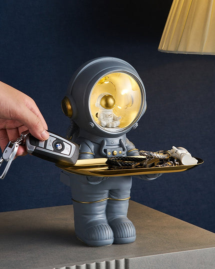 Figurka funkcjonalna astronauta z tacą