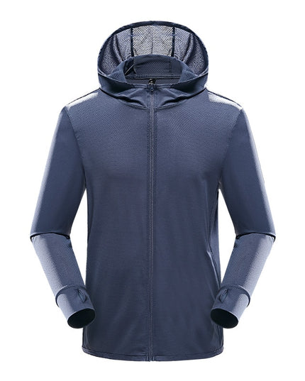 Męska kurtka przejściowa przeciwdeszczowa z kapturem