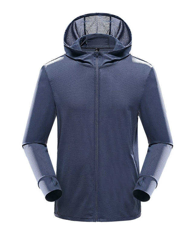 Męska kurtka przejściowa przeciwdeszczowa z kapturem