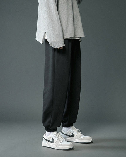 Męskie spodnie treningowe z dresowej tkaniny