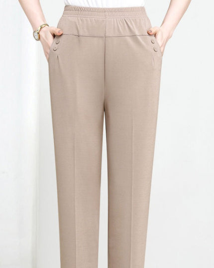 Damskie klasyczne spodnie chinosy