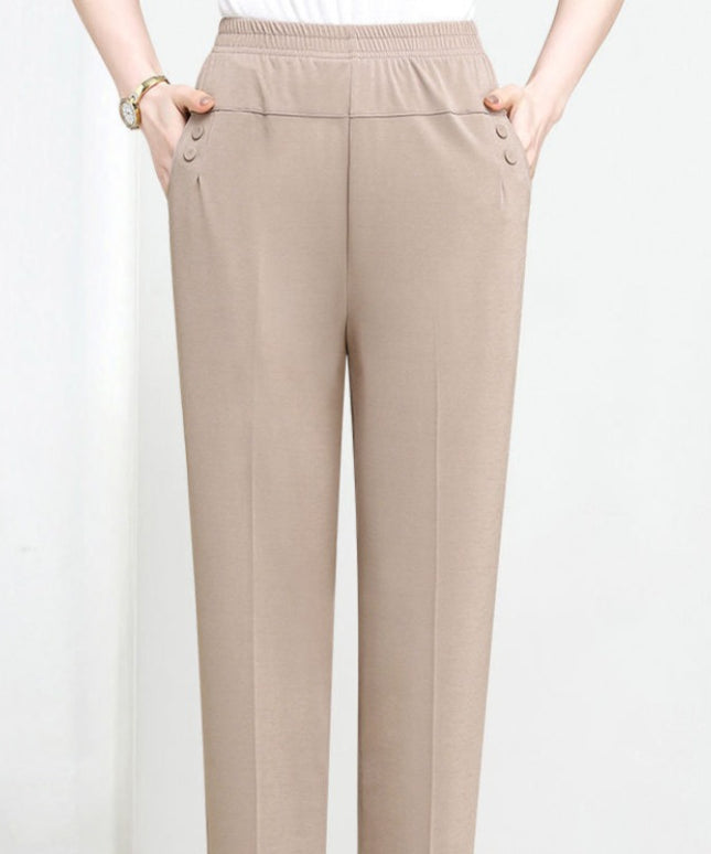 Damskie klasyczne spodnie chinosy