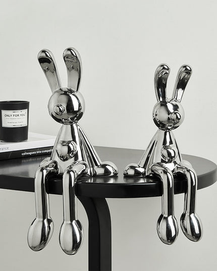 Figurka dekoracyjna ceramiczna królik