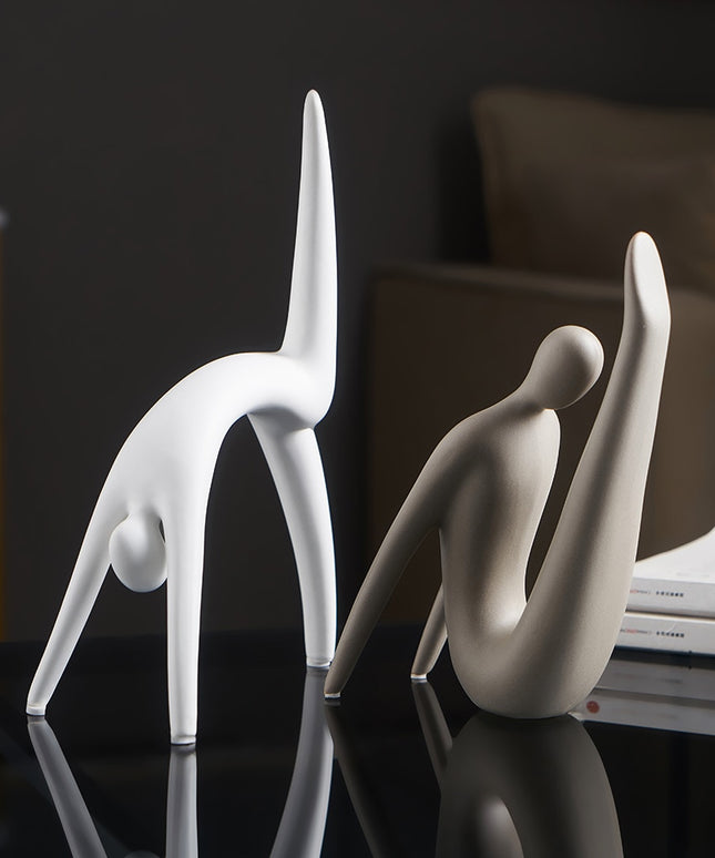 Figurka dekoracyjna postać minimalistyczny styl