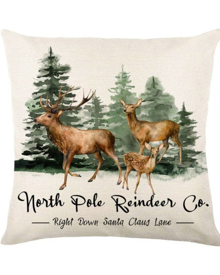 Poszewka na poduszkę ze świątecznym nadrukiem