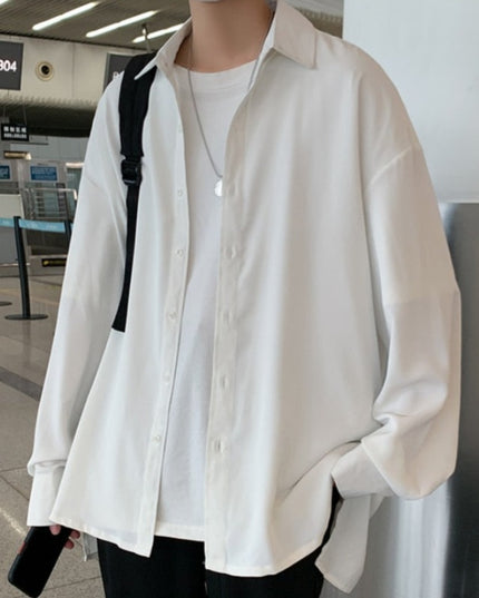 Męska koszula klasyczna o luźnym kroju