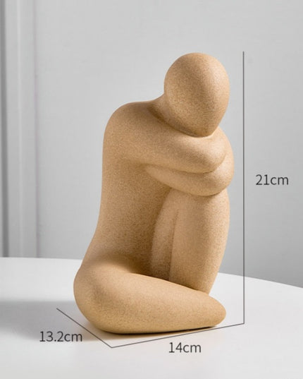 Figurka dekoracyjna ceramiczna wzór postaci